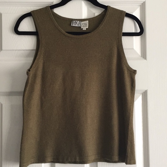 IRKA by SSG Silk Cashmere Tank Top - Picture 2 of 5